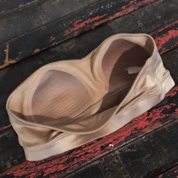 Strapless gold bra/tube top - Picture 2 of 3